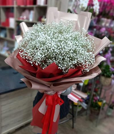 Букет цветов из: Гипсофила в Беленькое