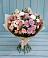 Букет цветов из: Хризантемы, Розы и Альстромерии в Беленькое