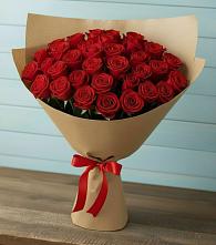 Букет Красные розы Милано #REPLACE_PRED# Беленькое
