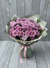 Букет цветов из:  Хризантемы #REPLACE_PRED# Беленькое