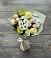 Букет цветов из: Альстромерии, Розы и Хризантемы в Беленькое