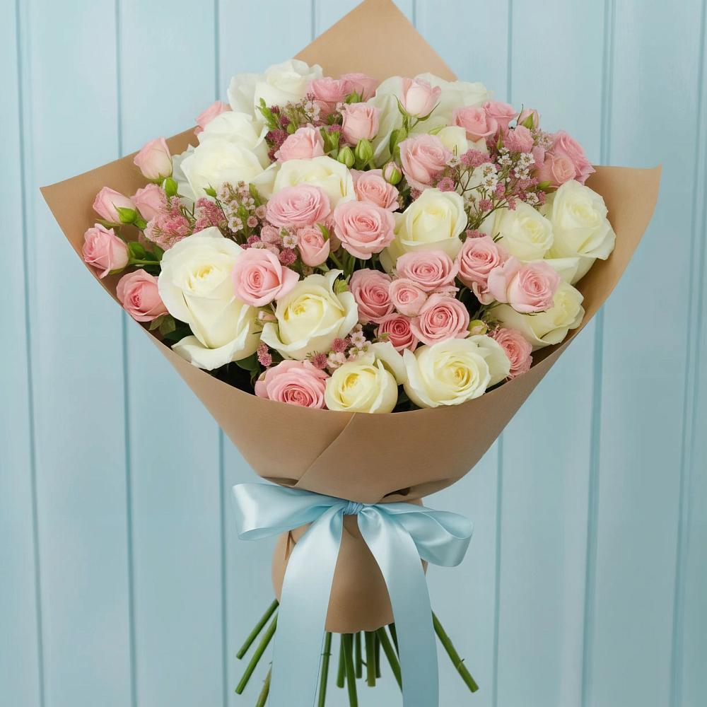 Букет цветов из: Розы в Беленькое