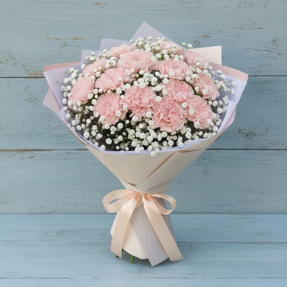 Букет цветов из: Гвоздики в Беленькое