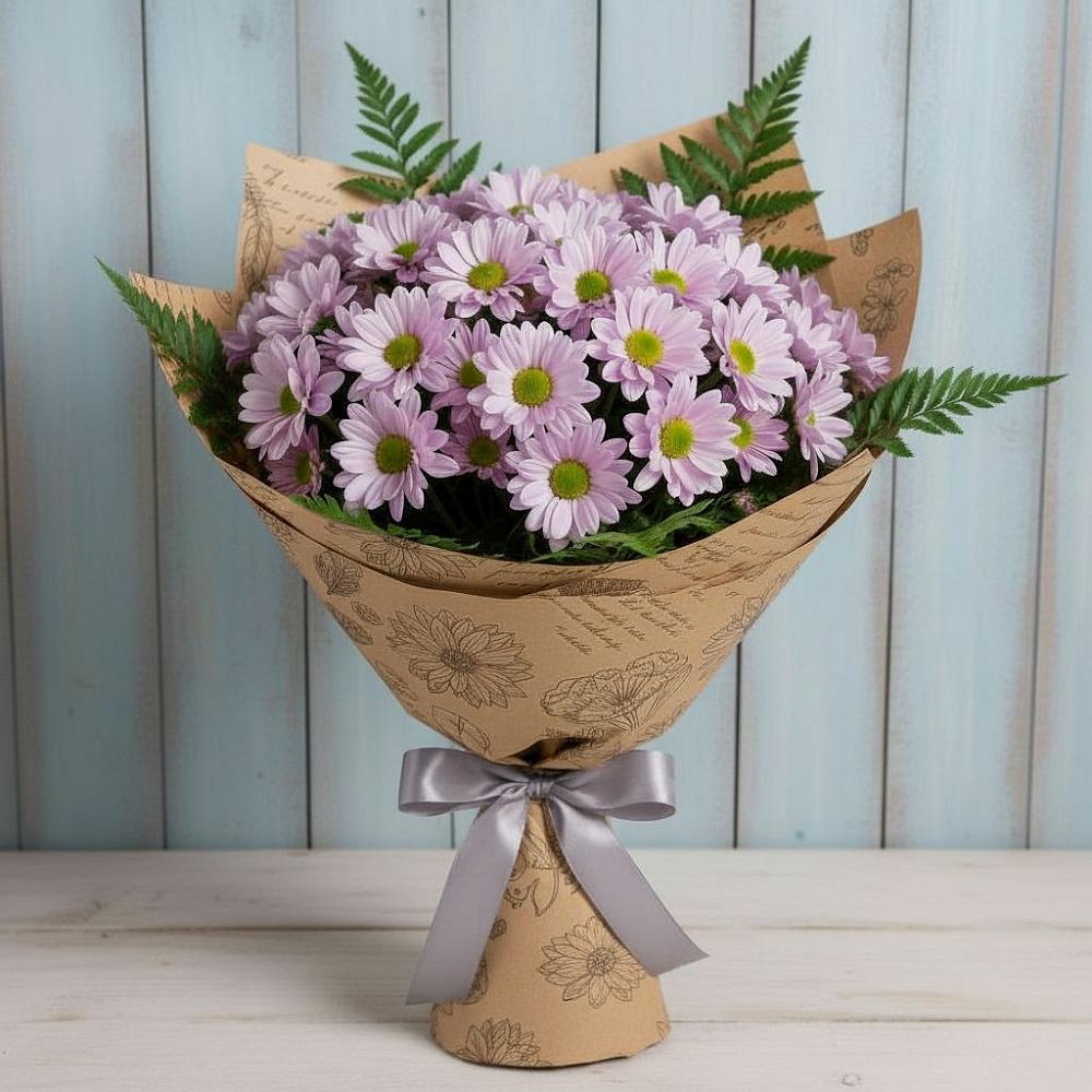 Букет цветов из: Хризантемы в Беленькое
