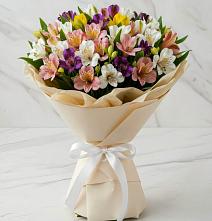 Букет цветов из:  Альстромерии в Беленькое