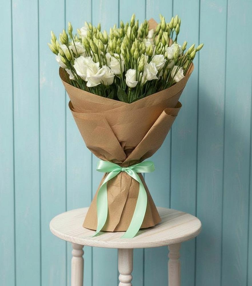 Букет цветов из: Лизиантусы в Беленькое