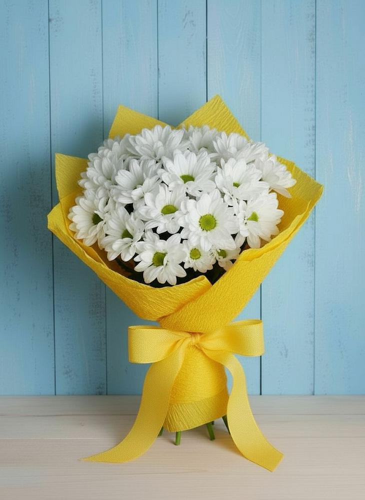 Букет цветов из: Хризантемы в Беленькое