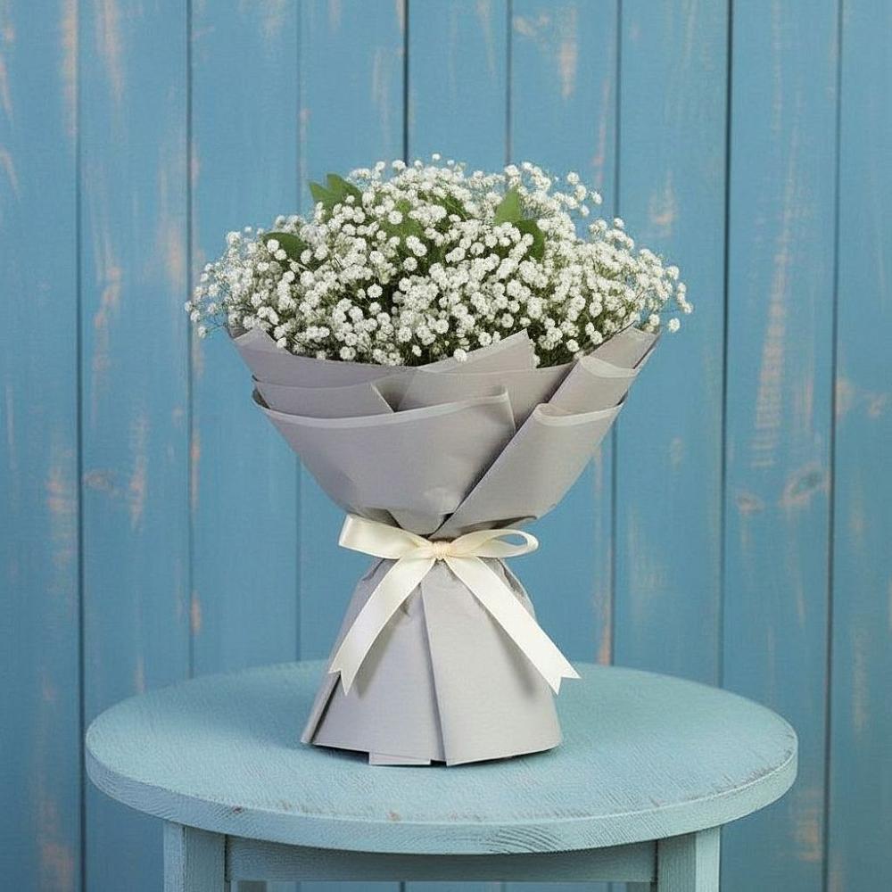 Букет цветов из: Гипсофила в Беленькое