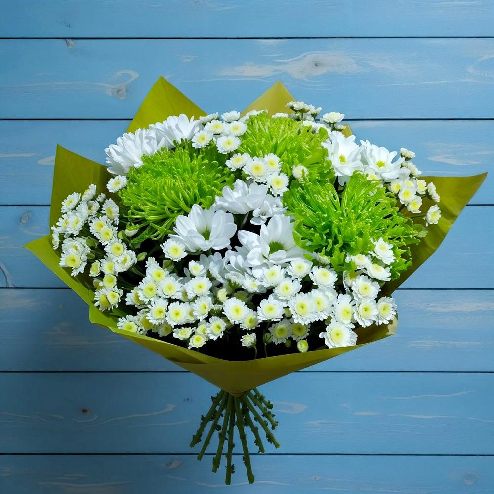 Букет цветов из: Хризантемы в Беленькое