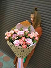 Букет цветов из:  Розы #REPLACE_PRED# Беленькое