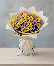 Букет цветов из:  Хризантемы в Беленькое