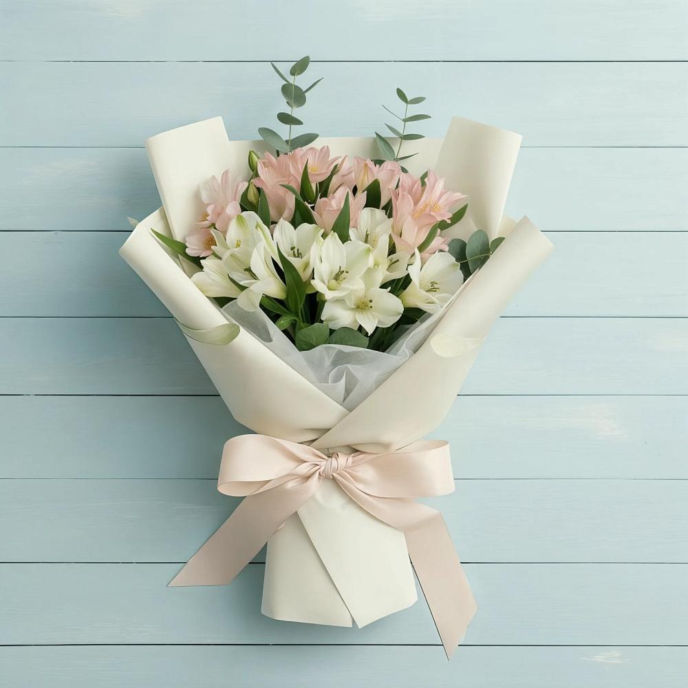 Букет цветов из: Альстромерии в Беленькое