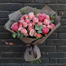 Букет цветов из:  Розы #REPLACE_PRED# Беленькое